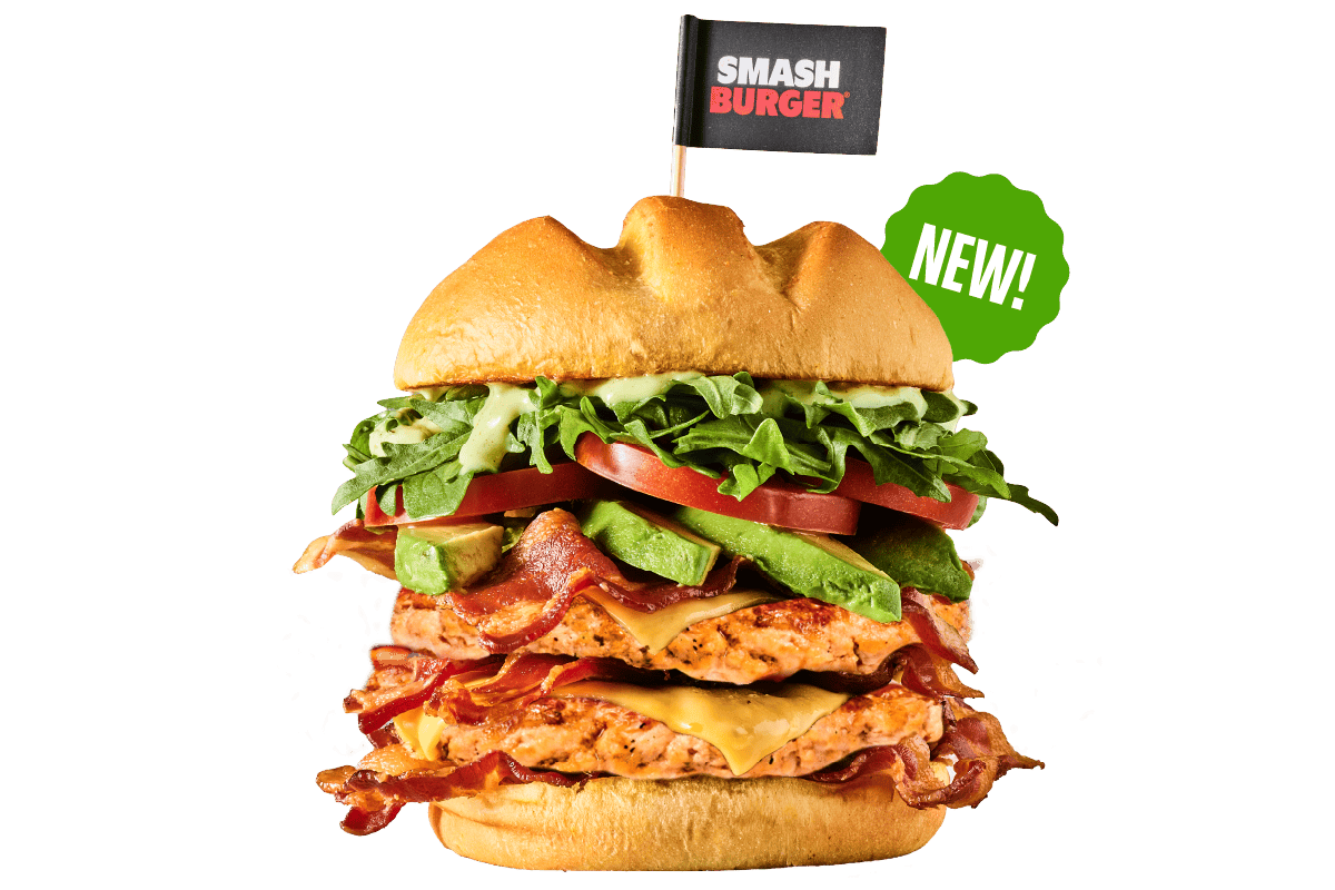 DOUBLE GREEN GODDESS BACON STACK CHICKEN SMASH®