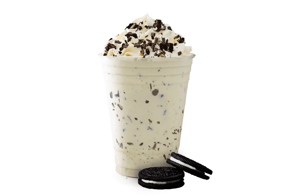 OREO® COOKIES & CREAM CHOCOLATEY CHIP SHAKE